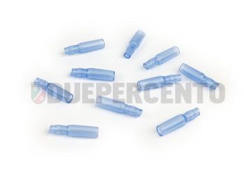 Cappuccio isolante per capocorda, faston cilindrico femmina 4mm per cavo Ø=0.5-1.0mm² - 10 pz