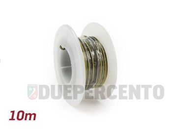 Cavo elettrico giallo / nero, 0.85mm² - 10m