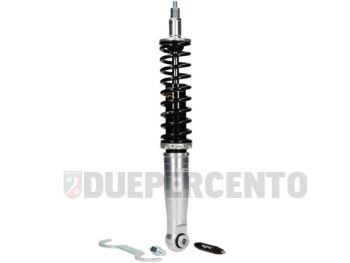 Ammortizzatore posteriore BGM PRO SC/R1 SPORT, nero/argento, 385mm Vespa Wideframe VM1/ VM2/ VN1/ VN2/ VB1/ VL1/ VL2/ VL3/ GS150