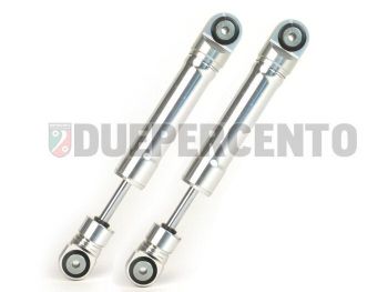 Ammortizzatori anteriori BGM PRO 6Ts per Lambretta LI, LIS, SX, TV (Serie 2-3), DL, GP argento
