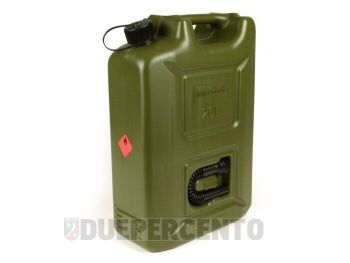 Tanica benzina HÜNERSDORFF, 20 litri, verde oliva