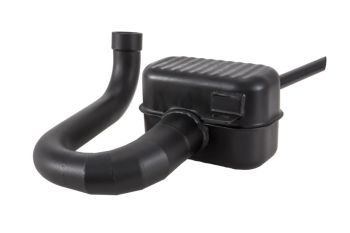 Marmitta racing Road nera per Vespa 125 VM/VN/150 VL/VB1T/VGL1T