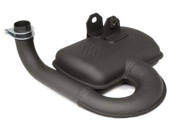 Marmitta espansione POLINI "ORIGINAL" per Vespa P125-150X/ PX125-150E/ Lusso/ MY/ P150S