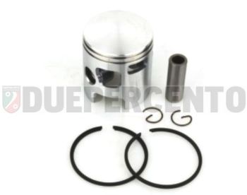 Pistone PINASCO d.46 mm, C, 2 segmenti, spinotto da 10 per PIAGGIO CIAO/ PX/ SI/ Bravo/ Superbravo/ Grillo/ Boss