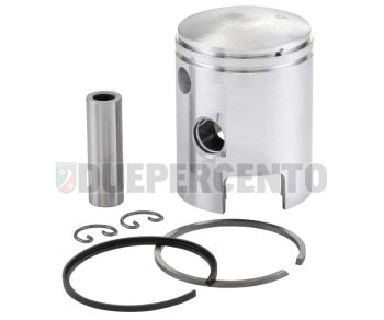 Pistone DR d.38.4 mm, 2 segmenti, spinotto da 12 per PIAGGIO CIAO/ PX/ SI/ Bravo/ Superbravo/ Grillo/ Boss