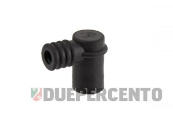 Pipetta candela in gomma nera per PIAGGIO Ciao/ Bravo/ Boxer