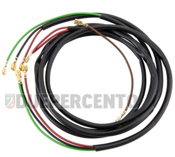 Impianto elettrico nero senza frecce e batteria per PIAGGIO SI