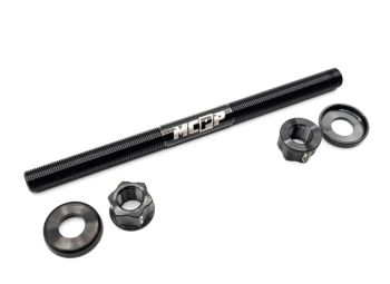 Asse ruota anteriore MC PROPARTS, M11x165mm in titanio per PIAGGIO CIAO/PX/SC/SI/Boxer/Bravo/Superbravo
