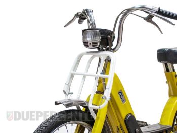 Portapacchi anteriore MOTO NOSTRA bianco per PIAGGIO CIAO/PX/SC