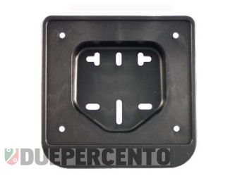 Portatarga europea ciclomotori 155 x 150 mm, per Vespa 50 N/ L/ R/ Special/ PK50/ S/ XL/ XL2/ CIAO/ PX/ SC/ SI/ Boxer/ Bravo/ Superbravo/ Grillo /Boss/ Ape 50