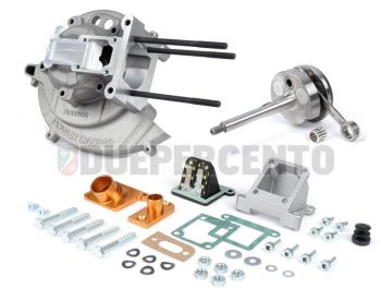 Carter motore PINASCO SLAVE 46x46mm con albero motore con spinotto 12mm per PIAGGIO Ciao/ Boxer/ Bravo/ PX/ SI
