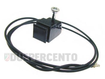 Pulsante clacson GRABOR tasto nero per Piaggio CIAO/ PX/ SC/ SI/ Bravo/ Superbravo