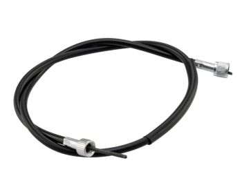 Cavo contachilometri con guaina L = 845 mm, nera avvitato/avvitato per cerchio da 16" in lega per Piaggio Ciao Mix/ SI Mix