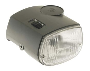 Fanale anteriore SIEM grigio scuro per Piaggio Ciao P/ PV/ PX