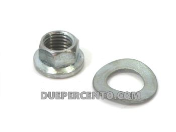 Dado esagonale M12 DXC per frizione 6, 7 e 8 molle per Vespa PX125-200/ Super/ GT/ GTR/ TS/ GS/ GL/ Sprint/ 160GS/ 180SS/ Rally180-200/ T5