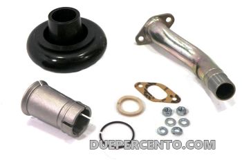 Kit collettore aspirazione DXC per SHB 16/16, 2 fori per Vespa 50/ 50 Special/ Vespa 90