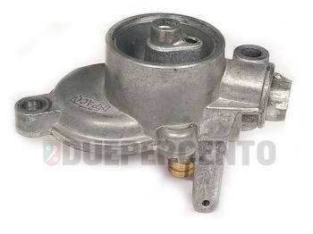 Coperchio vaschetta carburatore SI, by DXC per spillo galleggiante Ø 4,5 mm per Vespa PX125-200 / P200E / Rally/ Cosa/ Sprint/ GTR / TS/ VNB/ VBA