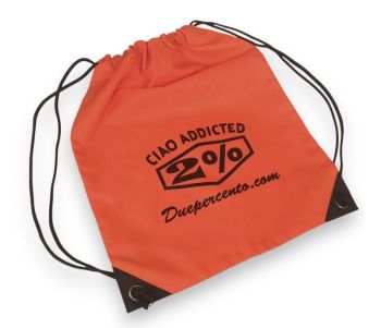 Sacca CIAO ADDICTED arancione fluo