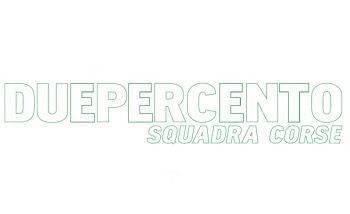 Adesivo Duepercento squadra corse prespaziato 360 x 60mm bianco