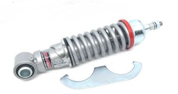 Ammortizzatore anteriore CARBONE corpo GRIGIO molla GRIGIA per Vespa 50/ 50 Special/ ET3/ Primavera
