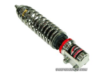 Ammortizzatore anteriore CARBONE HI TECH molla CROMATA per Vespa PX125-200/ PE200/ T5/ MY/ LML