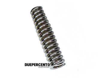 Molla piantone CARBONE HI TECH =165mm, cromata, rinforzata +25% per Vespa GT/ GTR/ Super/ TS/ Sprint/ Rally
