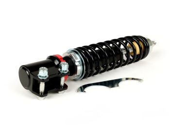 Ammortizzatore anteriore CARBONE HI TECH molla NERA per Vespa PX125-200/ PE200/ T5/ MY/ LML