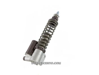 Ammortizzatore anteriore BGM PRO SC/F16 COMPETITION, 240mm corpo argento, molla antracite per Vespa PX125-200/ P200E/ Arcobaleno/ `98/ MY/ `11/ T5