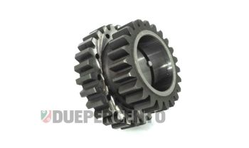 Pignone z=23 CRIMAZ per frizioni 6-7 molle per rapporti 24-63 denti dritti MALOSSI per Vespa PX125-150/ GTR/ TS/ Sprint/ GL/ VNB/ VBA/ LML125-150