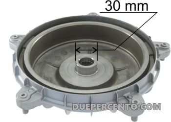 Tamburo freno posteriore RMS CLASSIC, sede paraolio 30mm per Vespa PX125-200/ P200E/ ARCOBALENO