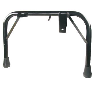 Cavalletto centrale nero Ø22 rinforzato per Vespa PX125-200/ P200E/LUSSO/ MY/ T5