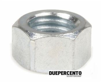 Dado M8, chiave da 11mm, acciaio, zincato, a=6,4mm, per cerchio Vespa