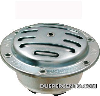 Clacson EFFE 12 volt AC per Vespa PX125-200/ PE 200/ Lusso/ Arcobaleno
