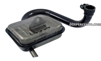Marmitta Vespa Super 125 / 150 con ruota 8"