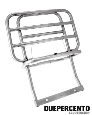Portapacchi posteriore cromato per Vespa PX125-200/ P200E / Arcobaleno/ '98/ MY/ '11