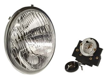 Fanale anteriore completo Ø 115 mm SIEM per Vespa 125 ET3/ Primavera/ Super/ 150 Super