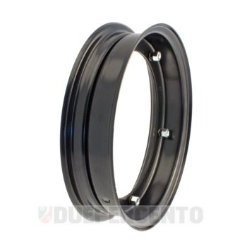 Cerchio 2.10-10 nero per Vespa 50/ 50 special/ ET3/ PX125-200/ P200E/ Rally 180-200/ T5/ GTR/ TS/ Sprint