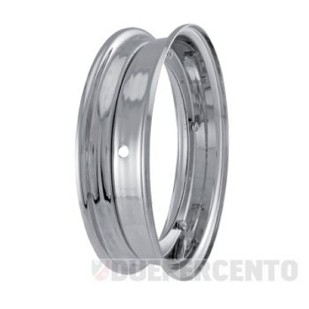 Cerchio RMS 2.10-10 cromato per Vespa 50/ 50 special/ ET3/ PX125-200/ P200E/ Rally 180-200/ T5/ GTR/ TS/ Sprint