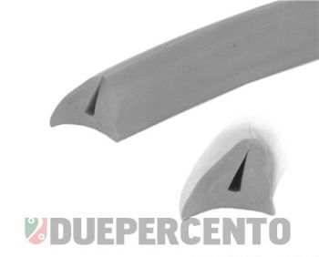 Profilo cofani destro e sinistro CIF grigio chiaro, h=16 mm, l=120/180 cm per Vespa 125 Super/ GT/ GTR/ 150 GL/ Super/ Sprint/ V/ 160 GS/ 180 SS