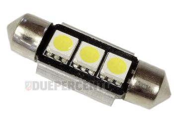 Lampadina siluro LED 12V - 12x36 luce posizione fanale posteriore