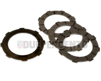 Dischi frizione FERODO 2.0 per frizioni 8 molle, 4 dischi sughero, per Vespa PX125-200/ GTR/ TS P200E/ Cosa200/ Rally180-200/ T5