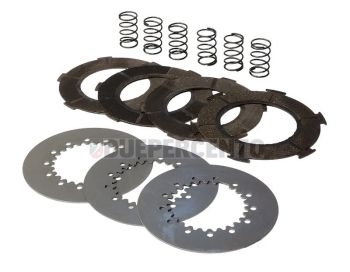 Dischi frizione FERODO 2.0 per frizioni 6 molle, 4 dischi sughero, 3 infradischi, 6 molle rinforzate per Vespa PX125-150/ Lusso/ MY/ GTR/ TS/ Sprint Veloce