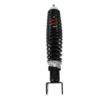 Ammortizzatore posteriore FORSA corpo nero, molla nera, per Vespa 50/ 50 special/ ET3/ PX125-200/ P200E/ Rally 180-200/ T5/ GTR/ TS/ Sprint