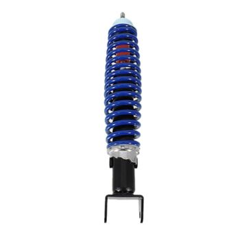 Ammortizzatore posteriore FORSA corpo nero, molla blu, per Vespa 50/ 50 special/ ET3/ PX125-200/ P200E/ Rally 180-200/ T5/ GTR/ TS/ Sprint