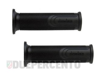 Coppia manopole DOMINO STYLE, Ø 22/26 mm, nero - estremità chiusa