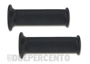 Coppia manopole DOMINO DAKAR, Ø 22/26 mm, nero - estremità chiusa