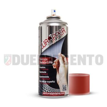 Bomboletta vernice rimovibile Wrapper Rosso Fuoco ml 400
