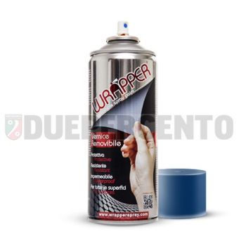 Bomboletta vernice rimovibile Wrapper Blu Traffico ml 400