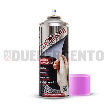 Bomboletta vernice rimovibile Wrapper Fluo Fuxia ml 400
