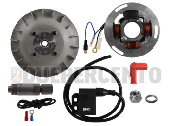 Accensione elettronica EVOK, 1.4 Kg per Vespa PX125-200/ P200E/ Lusso/ Cosa/ 125 GTR/ TS/ 150 Sprint Veloce/ 200 Rally